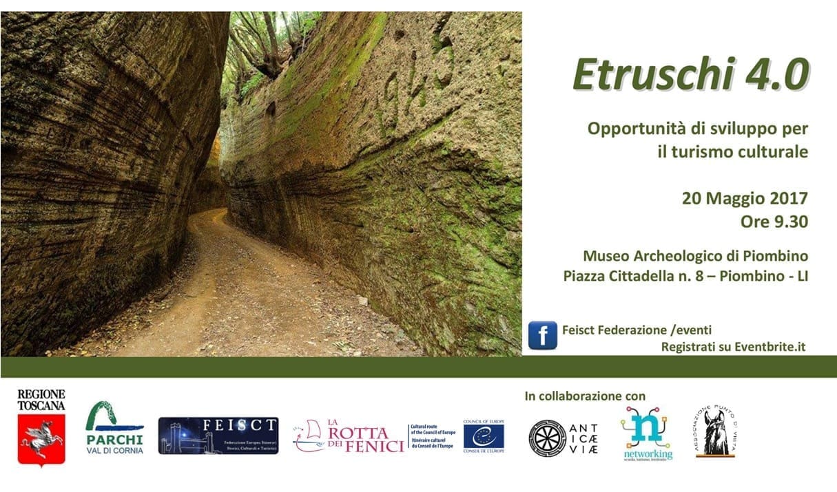 Etruschi 4.0 – Opportunità di sviluppo per il turismo culturale – Piombino, 20 Maggio