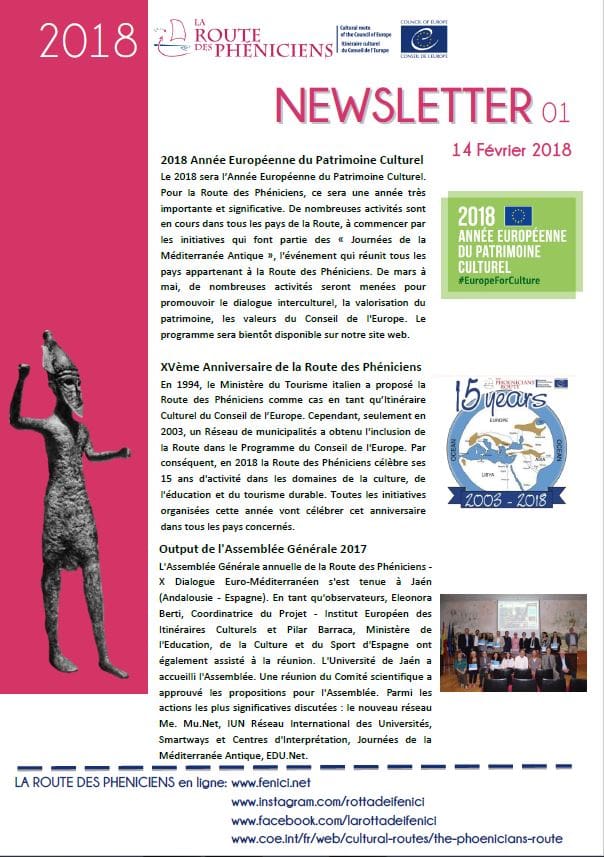 Newsletter 01 – Février