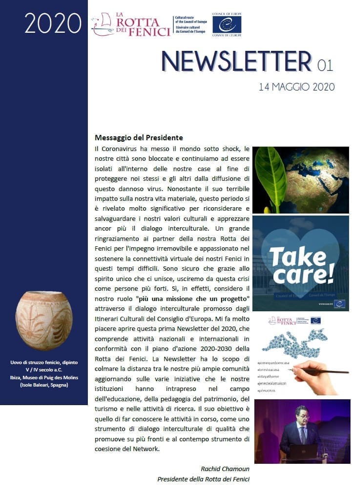 Newsletter 01 – Maggio 2020