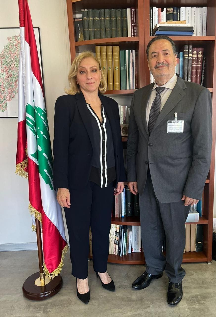 Her Excellency, Ambassador of the Lebanese Republic to UNESCO, Mrs. Sahar Baassiri received Dr. Rachid Chamoun, Honorary President of the Phoenicians’ Route