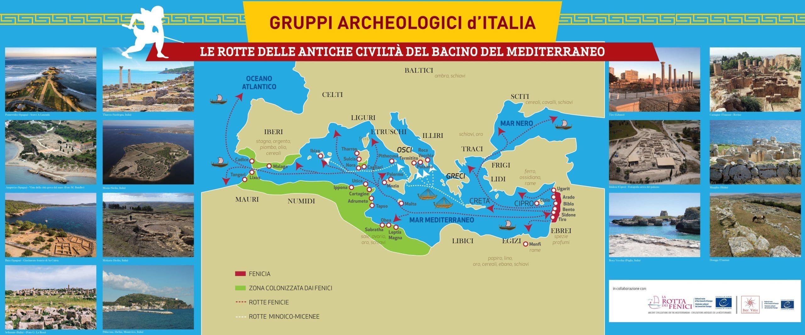 La Rotta dei Fenici alla Borsa Mediterranea del Turismo Archeologico, Paestum 27/30 ottobre