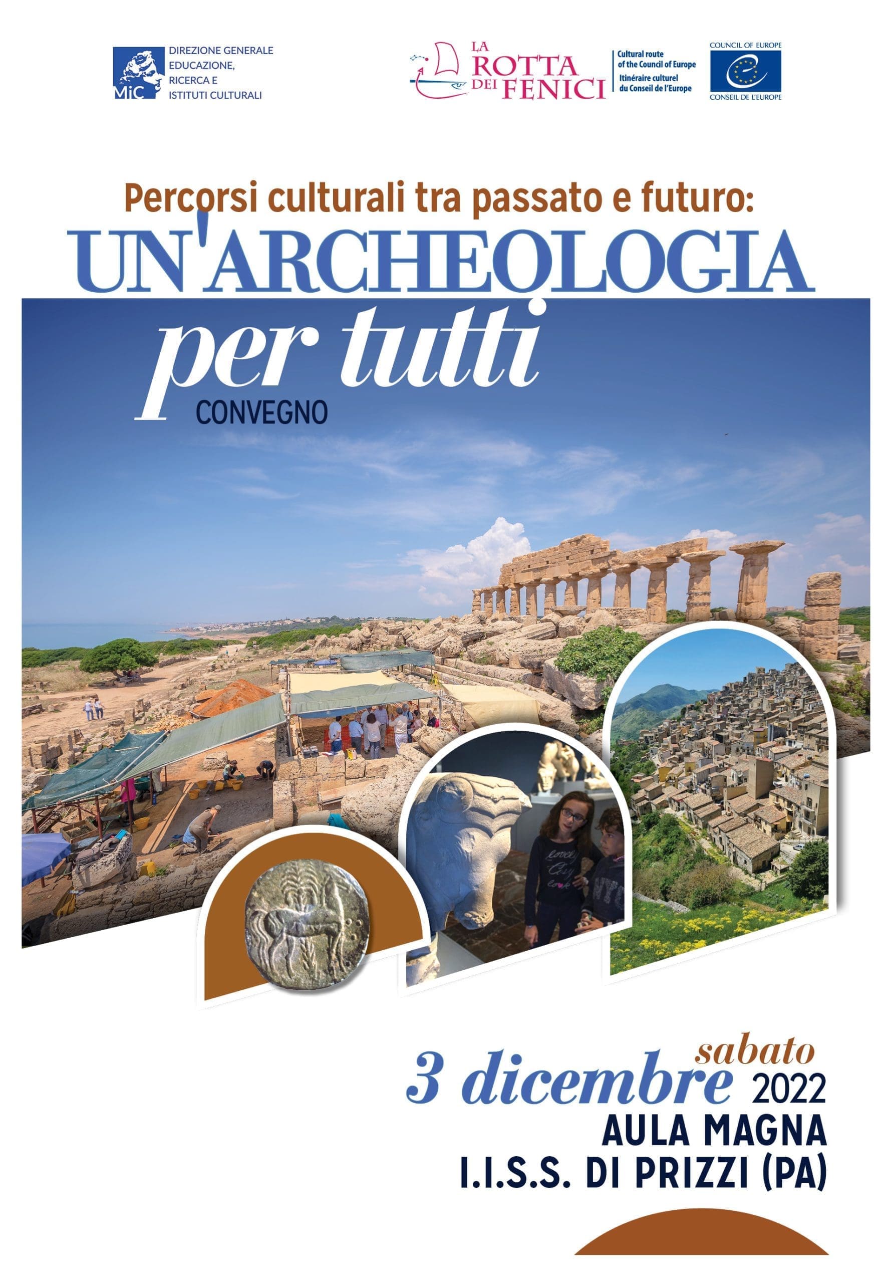 Percorsi culturali tra passato e futuro: un’Archeologia per tutti, Prizzi – 3 dicembre 2022