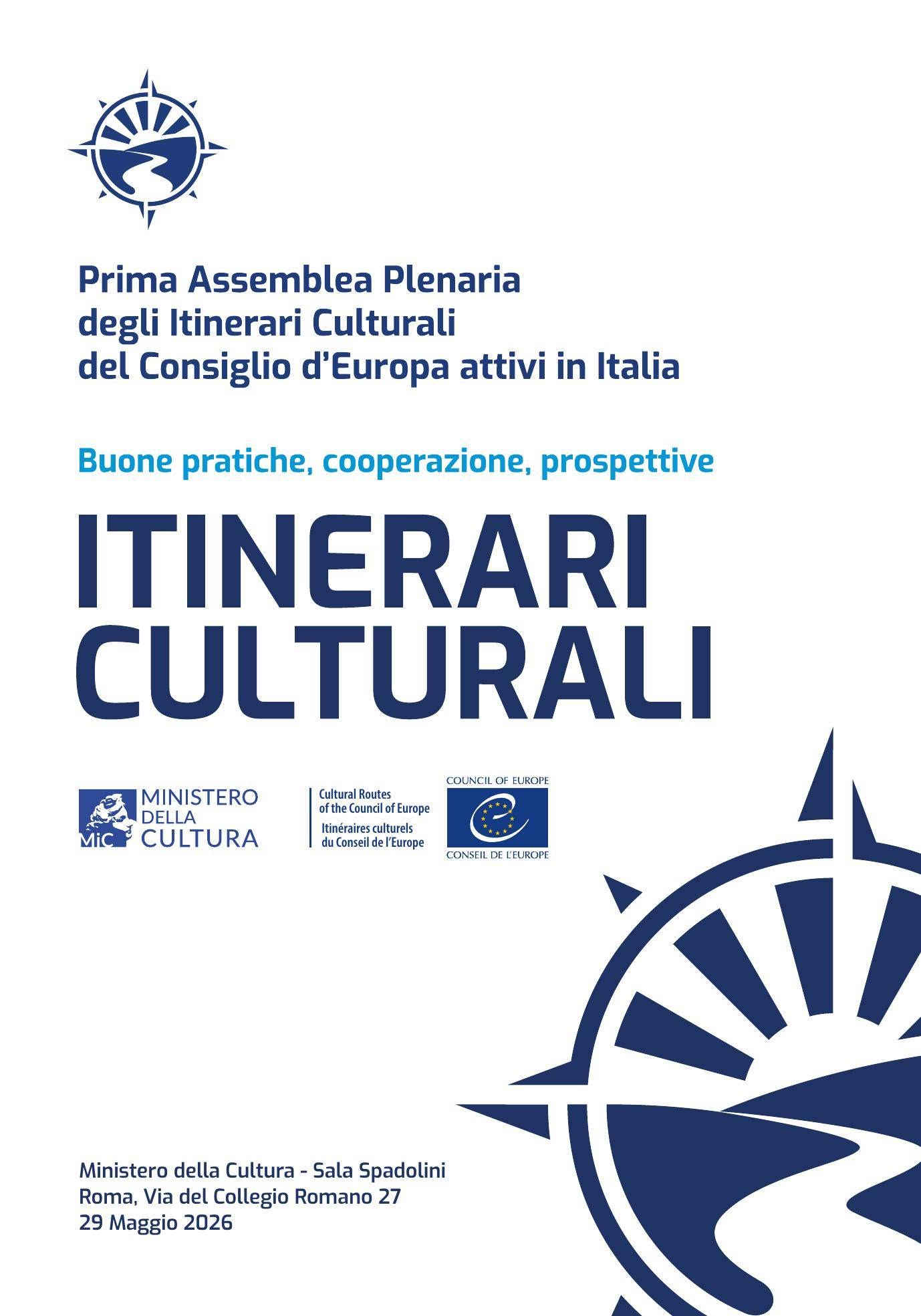 Assemblea Plenaria degli Itinerari Culturali del Consiglio d’Europa