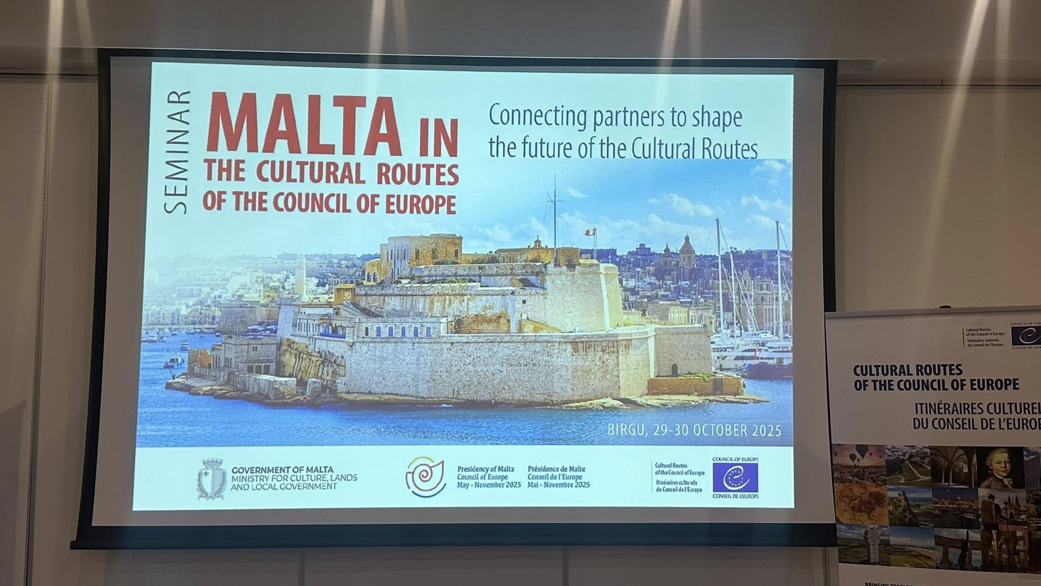 Conferenza “Malta negli Itinerari Culturali del Consiglio d’Europa”